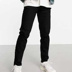 Asos mens tapered jeans washed black size 32